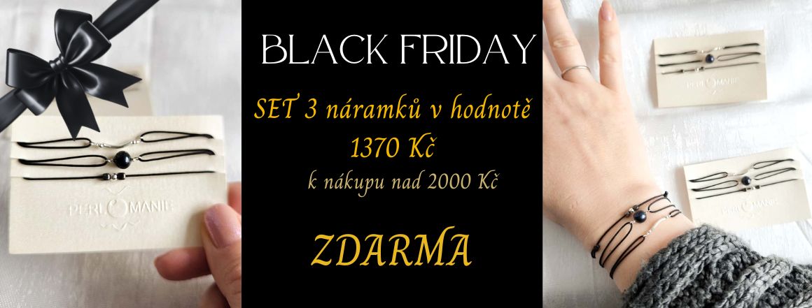 3 stříbrné náramky v hodnotě 1390 Kč jako dárek k objednávce, Perlomanie